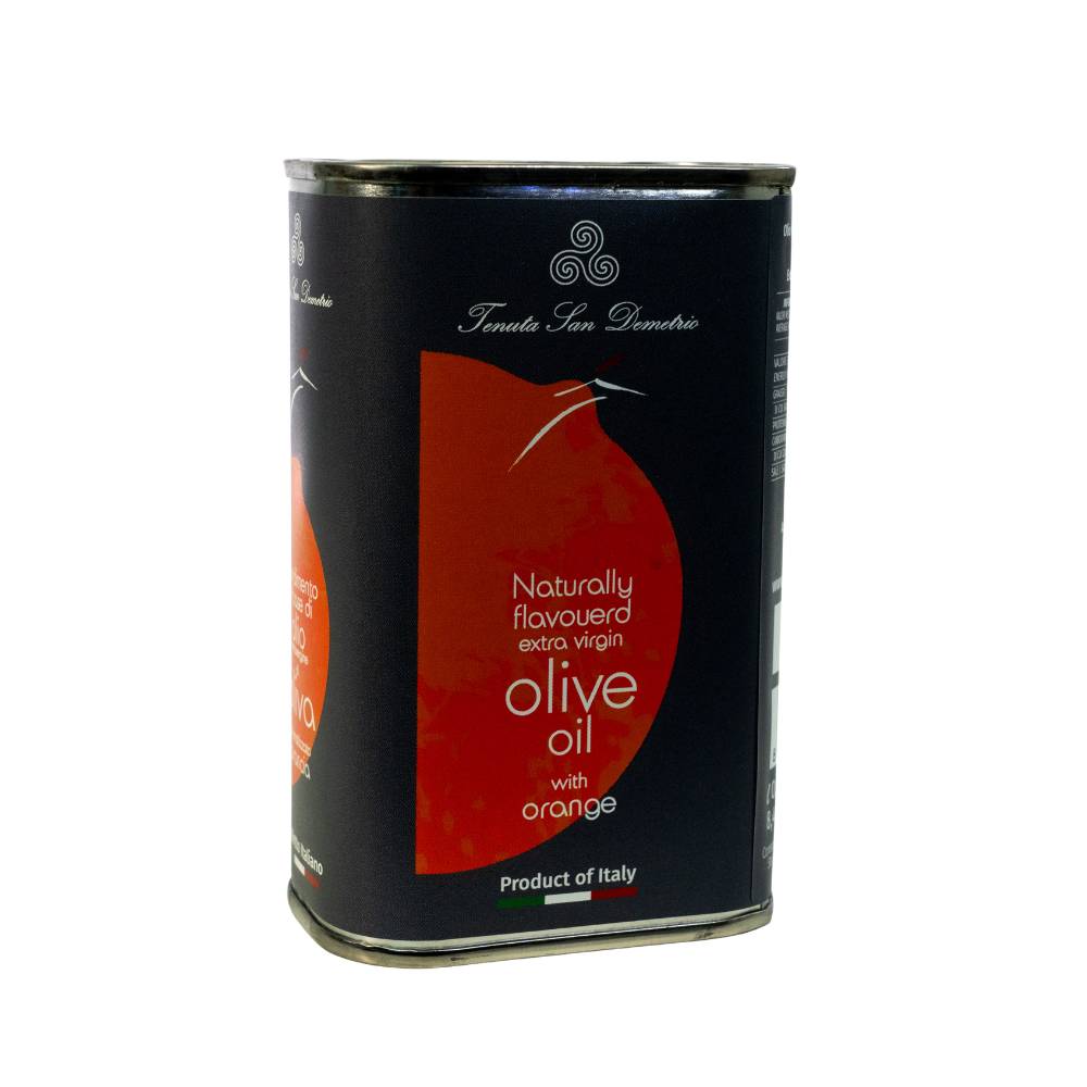 Condimento a base di Olio extravergine di oliva Siciliano aromatizzato all'Arancia - 250 ml