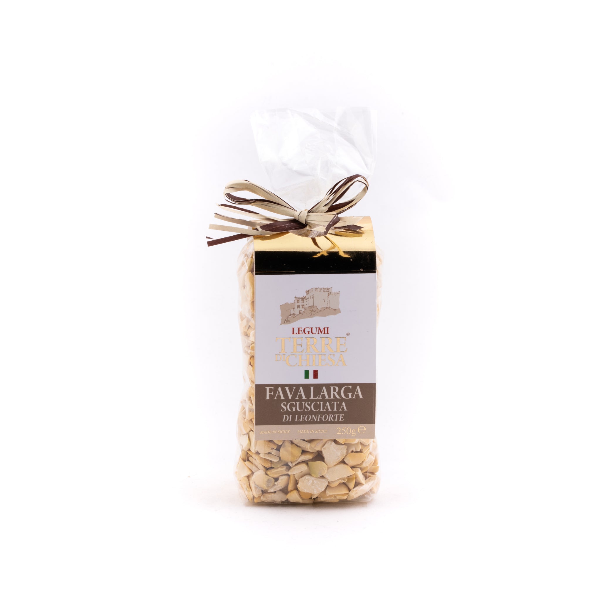 Fava larga sgusciata di Leonforte - Prodotti siciliani - 250g