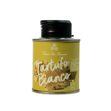 Dressing based on Sicilian Extra Virgin Olive Oil flavoured with White Truffle - 100 ml 