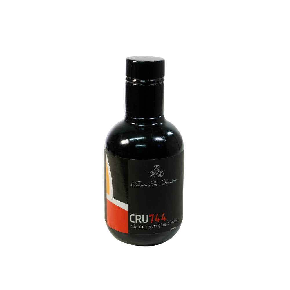 Olio CRU 744 - Olio extravergine di olive Biancolilla - Tenuta San Demetrio - 0,25L