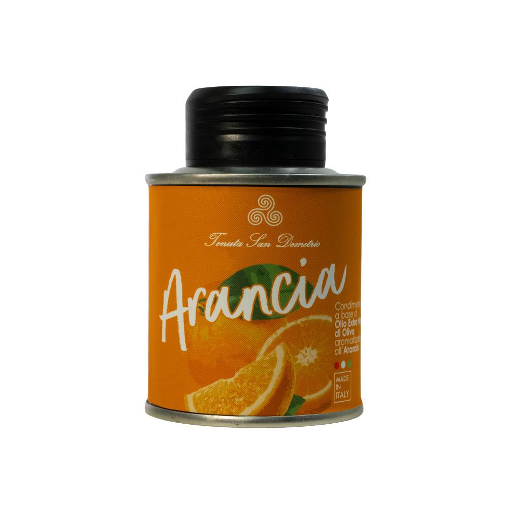 Condimento a base di Olio Extravergine di Oliva Siciliano aromatizzato all'Arancia - 100 ml