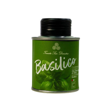 Condimento a base di Olio Extravergine di Oliva Siciliano aromatizzato al Basilico - 100 ml