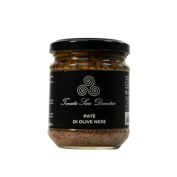 Paté di Olive Nere - Prodotti tipici siciliani - Tenuta San Demetrio - 190g