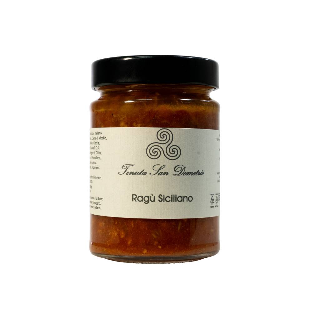 Ragù siciliano - Prodotti siciliani - Tenuta San Demetrio - 280g