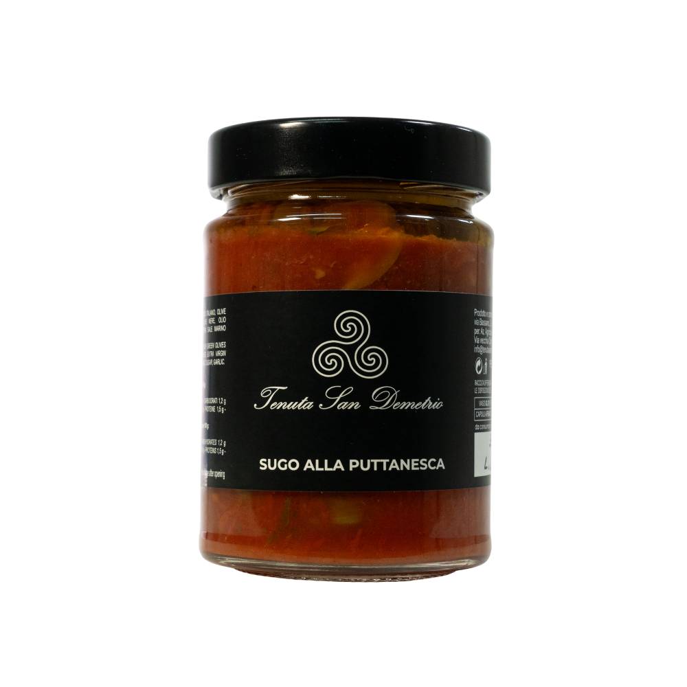 Sugo alla Puttanesca - Prodotti Siciliani - Tenuta San Demetrio - 280g