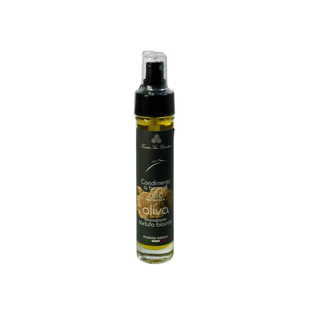 Dressing based on Sicilian Extra Virgin Olive Oil flavoured with White Truffle - 50 ml spray 