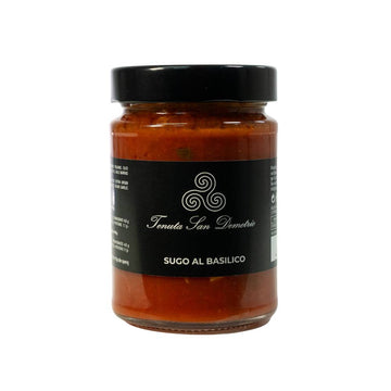 Sugo Basilico - Prodotti Siciliani - Tenuta San Demetrio - 280g