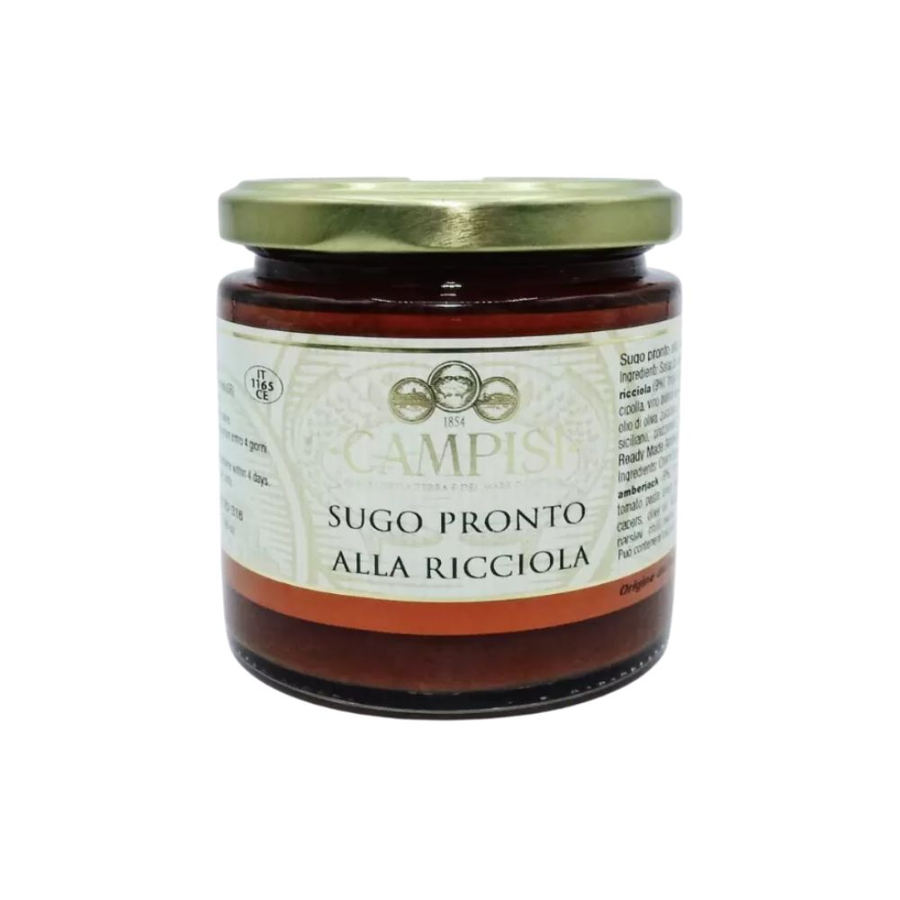 SUGO PRONTO ALLA RICCIOLA - Prodotti siciliani - 220g