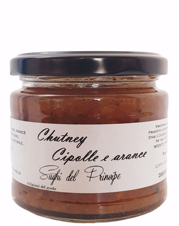 Chutney cipolla e arance - I sughi del Principe - 200g